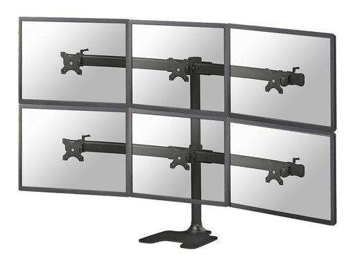 [FPMA-D700DD6] Neomounts FPMA-D700DD6 - Aufstellung - für 6 LCD-Displays - Schwarz - Bildschirmgröße: 25.4-68.6 cm (10"-27")