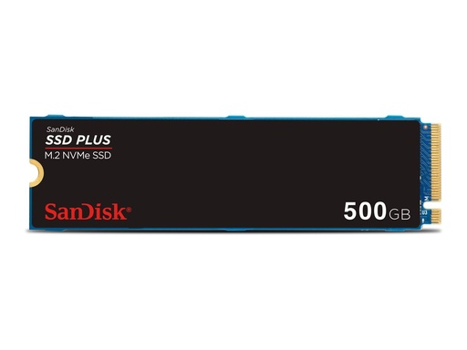 [SDSSDA3N-500G-G26] SanDisk SSD PLUS - SSD - 500 GB - intern - M.2 2280 - PCIe 3.0 (NVMe)