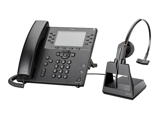 [89B75AA#AC3] HP Poly VVX 450 - VoIP-Telefon - dreiweg Anruffunktion