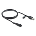 [90987] Delock USB Ladekabel 5 V für Elektrorasierer kompatibel mit Hatteker RFC-588 - Kabel - Digital/Daten