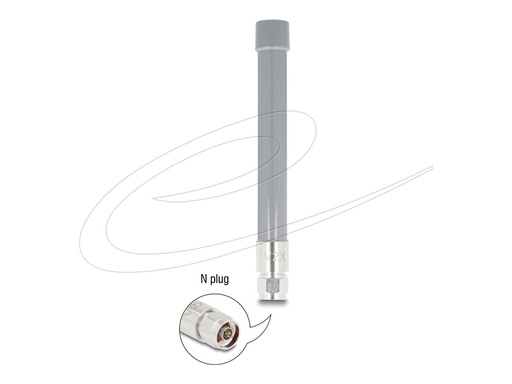 [90766] Delock V2X Antenne N Stecker 19 cm omnidirektional - Omnidirektional - 6 dB