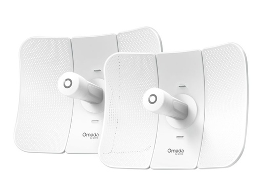 [BEAM BRIDGE 5 UR KIT] TP-LINK Omada Beam Bridge 5 UR KIT V1 - Wireless Bridge - 1GbE, PTP - Wi-Fi 5 - 5 GHz - Cloud-verwaltet - stangenmontierbar (Packung mit 2)