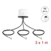 [81472] Delock 4G MIMO Dualband WiFi 6 Antenne 2 x SMA+ 1 RP-SMA Stecker ULA100 1 m - 4,5 dB - 5,88 GHz