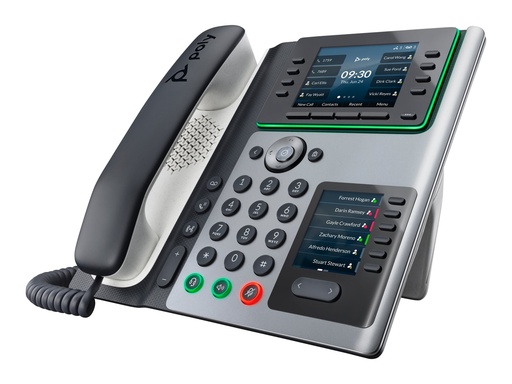 [82M93AA] HP Poly Edge E400 - VoIP-Telefon mit Rufnummernanzeige/Anklopffunktion