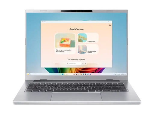 [NX.JNZEG.00E] Acer Aspire 14 AI A14-61M - 180°-Scharnierdesign - AMD Ryzen AI 7 350 / 2 GHz - Win 11 Home - Radeon 860M - 32 GB RAM - 1.024 TB SSD NVMe - 35.6 cm (14")