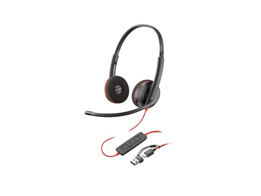 [8X228AA] Poly Blackwire 3220 - Blackwire 3200 Series - Headset