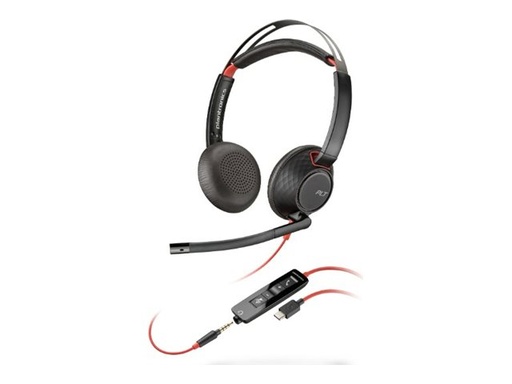 [8X231A6] HP Poly Blackwire 5220 - Headset - On-Ear - kabelgebunden