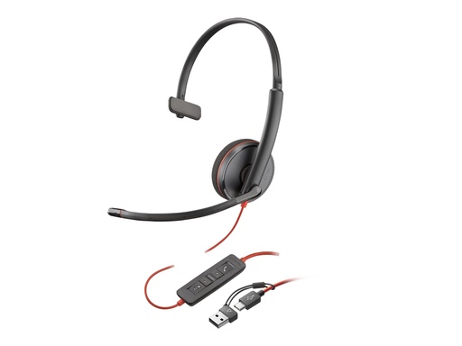 [8X2J8A6] Poly Blackwire 3210 - Blackwire 3200 Series - Headset