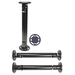 [215790] Brodit Piedestal mount 10" Adjustable - Set - Black