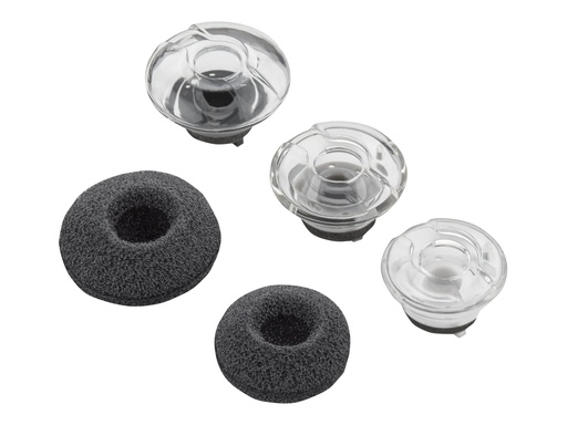 [85S06AA] Poly HP Poly - Ohrhörer-Satz für Headset - klein - Schwarz (Packung mit 3)