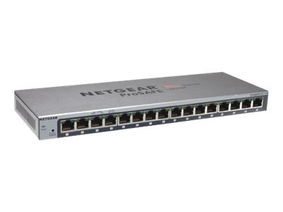[GS116E-200PES] Netgear Plus GS116Ev2 - Switch - managed - 16 x 10/100/1000