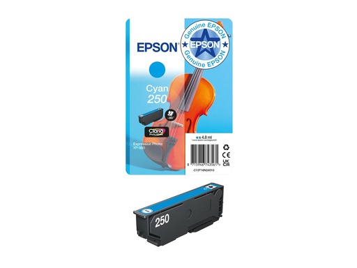 [C13T16N24010] Epson 250 - 4.8 ml - Cyan - original - Blisterverpackung