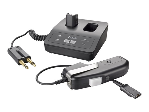 [8K7S8AA#ABB] Poly SHS 3008-02 - Kabelloser PTT-Headset-Adapter (Push-To-Talk)