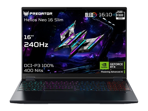 [NH.QX9EG.001] Acer Predator Helios Neo 16S AI PHN16S-71 - Intel Core Ultra 9 275HX / 2.7 GHz - Win 11 Home - GeForce RTX 5060 - 16 GB RAM - 1.024 TB SSD NVMe - 40.6 cm (16")