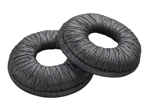 [85Q20AA] Poly Ohrpolster für drahtloses Headset - Kunstleder - Schwarz (Packung mit 2)