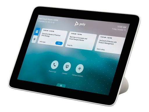 [875J0AA#AC3] HP Poly TC8 - Touch Controller - Zoom Certified, Zertifiziert für Microsoft Teams