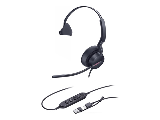[1308242] Yealink UH46 Mono - Headset - On-Ear - kabelgebunden