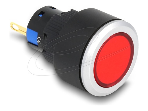 [22053] Delock Anzeigemodul - 16 mm, plastic, solder