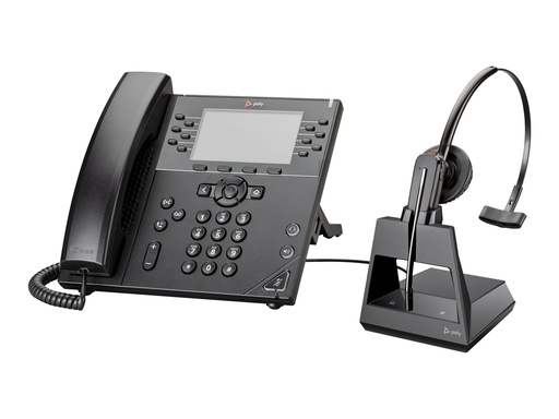 [89B75AA] HP Poly VVX 450 - VoIP-Telefon - dreiweg Anruffunktion