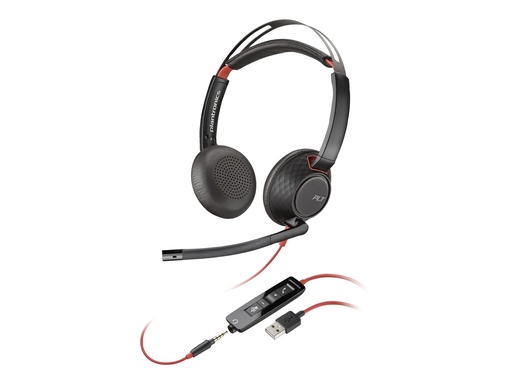 [80R97AA] HP Poly Blackwire 5220 - Blackwire 5200 series - Headset