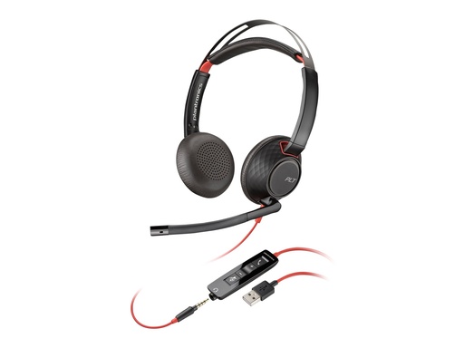 [80R97AA] Poly Blackwire 5220 - Blackwire 5200 series - Headset