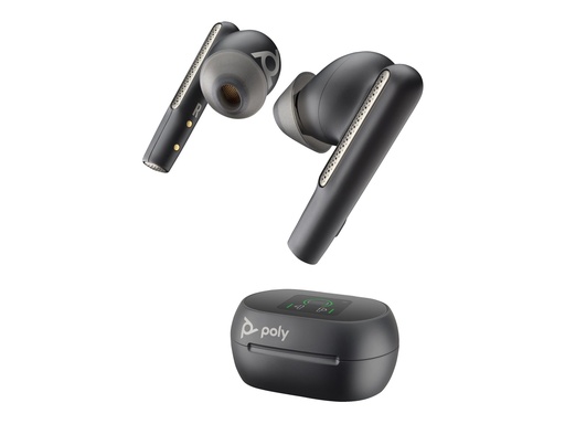 [7Y8G9AA] Poly Voyager Free 60+ UC M - True Wireless-Kopfhörer mit Mikrofon