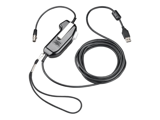 [8K718AA#AC3] Poly SHS 2371-11 - PTT (Push-to-Talk)-Headset-Adapter