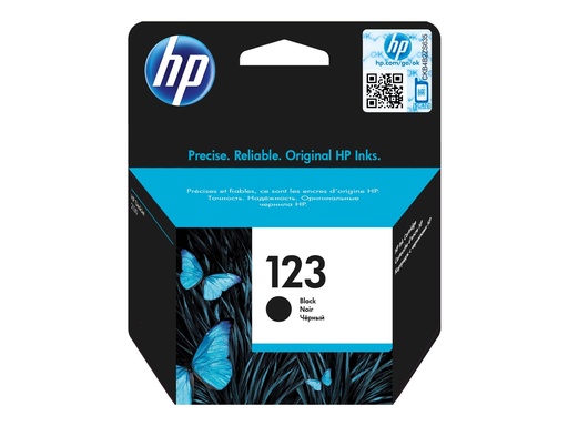 [F6V17AE#UUQ] HP 123 - Schwarz - original - Tintenpatrone -
