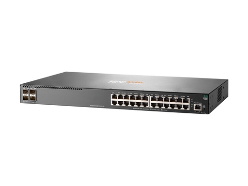 [JL253A#B2C] HPE Aruba 2930F 24G 4SFP+ - Switch - L3 - managed - 24 x 10/100/1000 + 4 x 1 Gigabit/10 Gigabit SFP+ (Uplink)