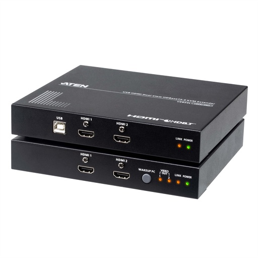 [CE824] ATEN USB HDMI Dual View HDBaseT 2.0 KVM Extender 4K upto