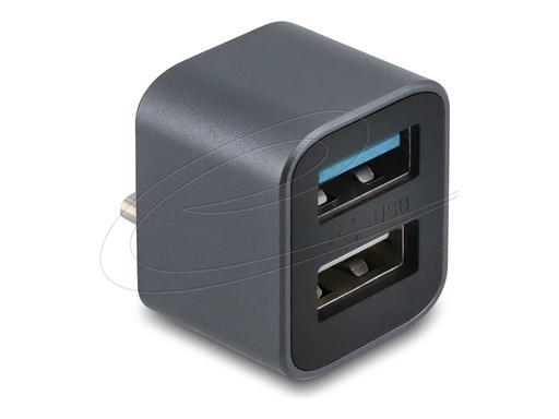 [64359] Delock Hub - mini, mit USB-C, 10 Gbps - 1 x USB 2.0 + 1 x USB-A 3.0