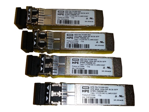 [P88921-B25] HPE MSA - SFP28 Empfängermodul - 25GbE, iSCSI (Packung mit 4)