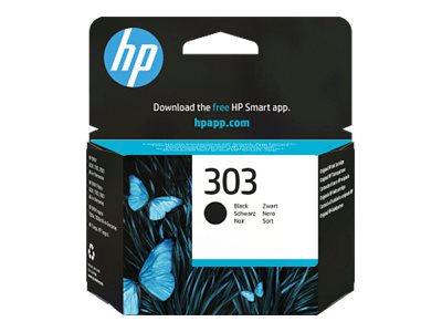 [T6N02AE#30B] HP 303 - 4 ml - Schwarz - original - Blisterverpackung