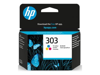 [T6N01AE#30B] HP 303 - 4 ml - Farbe (Cyan, Magenta, Gelb)