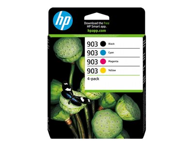 [6ZC73AE#30A] HP 903 - 4er-Pack - Schwarz, Gelb, Cyan, Magenta