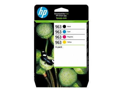 [6ZC70AE#30A] HP 963 - 4er-Pack - Schwarz, Gelb, Cyan, Magenta
