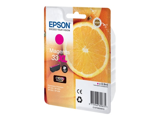 [C13T33634010] Epson 33XL - 8.9 ml - XL - Magenta - original