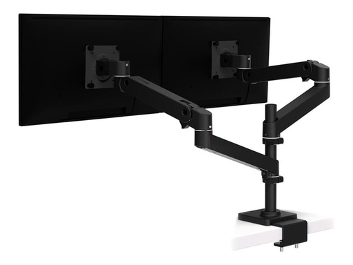 [45-714-292] Ergotron LX Pro - Befestigungskit (Doppelgelenkarm) - modular - für 2 LCD-Displays - with low-profile C-clamp - Schwarz - Bildschirmgröße: bis zu 61 cm (bis zu 24 Zoll)