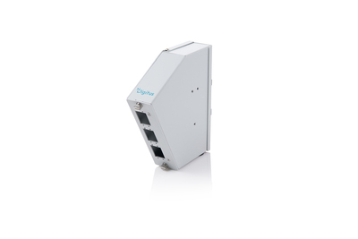 [DN-96893] DIGITUS LWL Hutschienen Spleißverteiler, Abgewinkelt, 6 SC DX/LC Quad, Grau