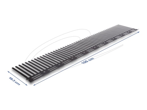 [90976] Delock Solarpanel-Tierbarriere - braun, RAL 8019 - 1 m (Packung mit 2)