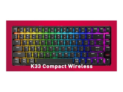 [G8D-24030PAAUS-2] Cherry XTRFY K33 G8D-2403 - Tastatur - 75% -