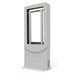 [KIPC2543B-S-EUK] Peerless KIPC2543B-S-EUK - 43" Floor Standing Totem/Portrait Kiosk
