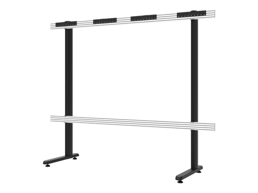 [DS-LEDKFS-IAB-146] Peerless AV SEAMLESS Kitted+ Series - Aufstellung - modular - für dvLED Videowand - Aluminium - Bildschirmgröße: 370.8 cm (146")