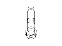 [ACC200] Peerless ACC 200 - Montagekomponente (Betondübel) (Packung mit 2)