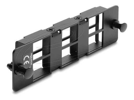 [67508] Delock Patch Panel - Schwarz - 1U - 48.3 cm (19")