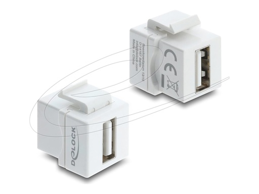 [91080] Delock Mini - USB-A Kupplung - USB (W) zu USB (W)