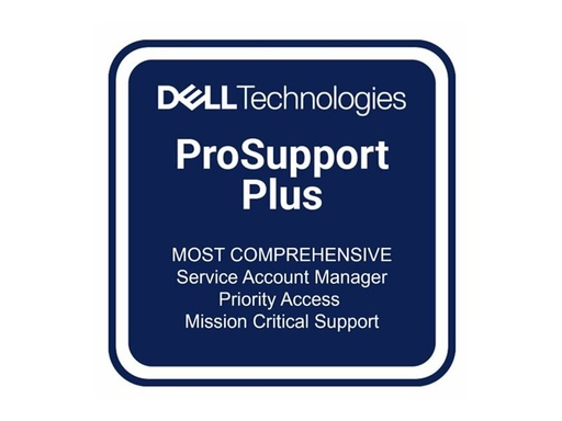 [R570_3OS3P4H] Dell Erweiterung von 3 Jahre Next Business Day auf 3 Jahre ProSupport Plus 4H - Serviceerweiterung - Arbeitszeit und Ersatzteile (für Server)