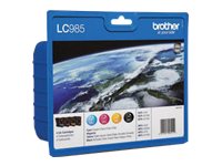 [LC985VALBPRF] Brother LC985 Value Pack - 4er-Pack - Schwarz