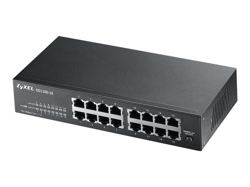 [GS1100-16-EU0104F] ZyXEL GS1100-16 - Switch - 16 x 10/100/1000 -