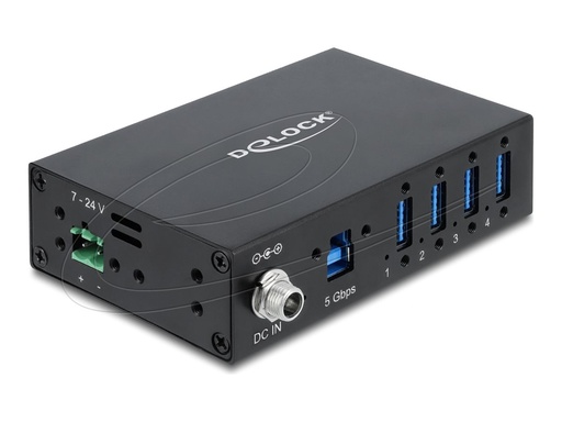 [60285] Delock Hub - industriell, 5 Gbps, mit 8kV ESD-Schutz